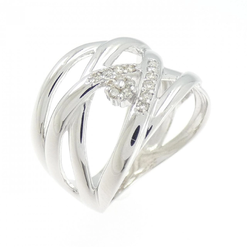 Nhẫn kim cương K18WG 0.10CT - Hàng hiệu Authentic 850738