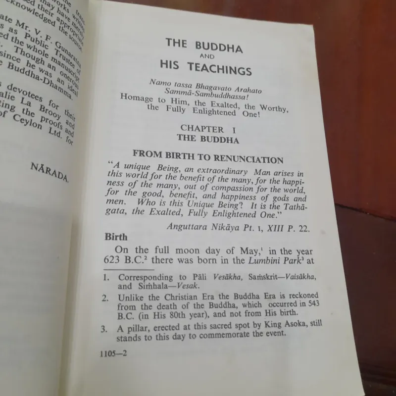 Narada - THE BUDDHA AND HIS TEACHINGS 1033321