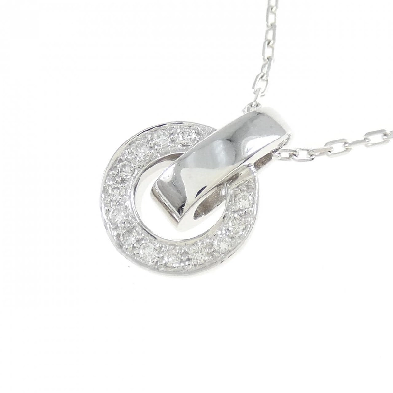 K18WG Dây chuyền kim cương - Hàng hiệu Authentic 860194