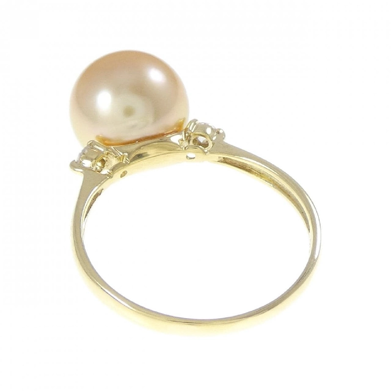 Nhẫn ngọc trai trắng K18YG 9.8mm - Hàng hiệu Authentic 850145