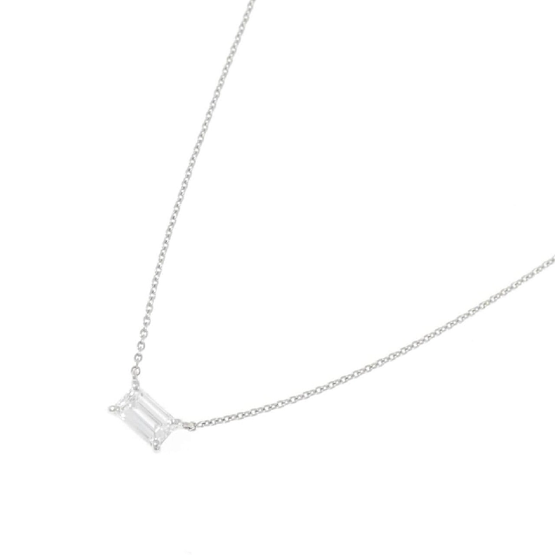 Dây chuyền kim cương PT 0.407CT E VVS2 cắt hình Emerald - Hàng hiệu Chính hãng 880473