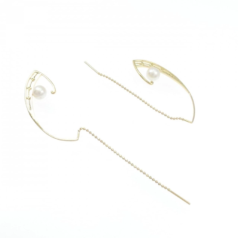 K18YG Bông tai ngọc trai Akoya 5.1mm - Hàng hiệu Chính hãng 870304