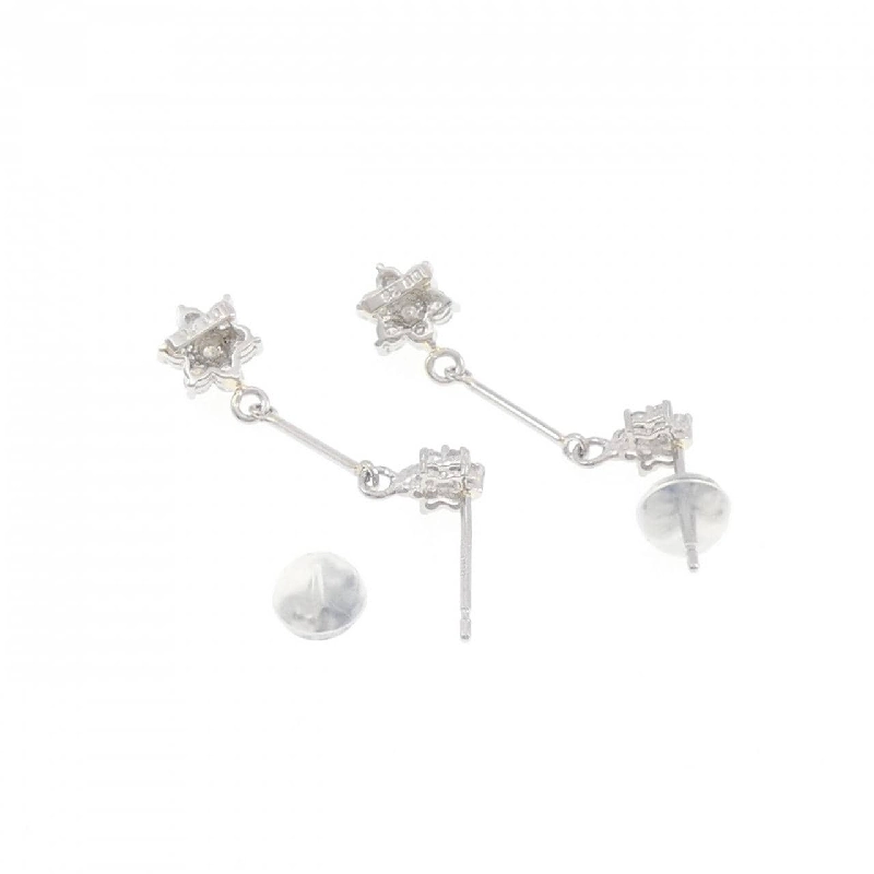 PT900 Bông tai kim cương hoa 0.52CT - Hàng hiệu Chính hãng 865408