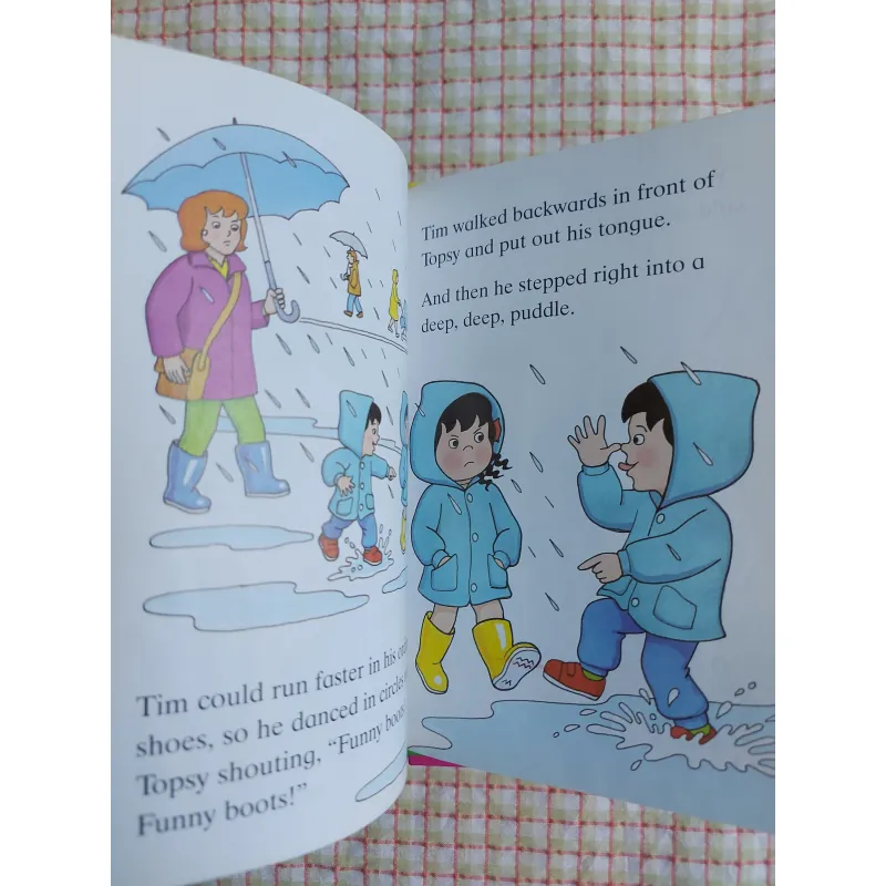 COMBO 2q TOPSY + TIM - RED BOOTS, YELLOW BOOTS ✨ LITTLE LOST RABBIT 782497