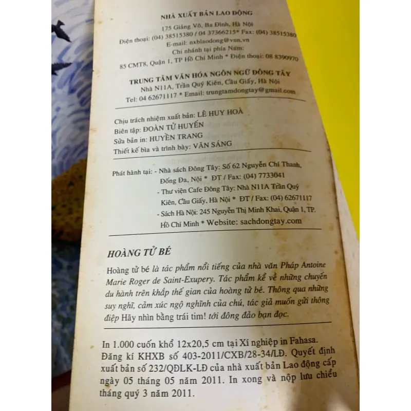 Hoàng Tử Bé - Antoine de Saint-Exupéry 927514