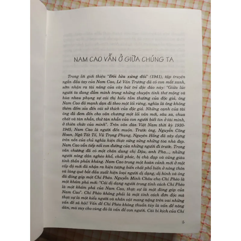 TUYỂN TẬP NAM CAO • NXB Văn Học • BÌA CỨNG 750792