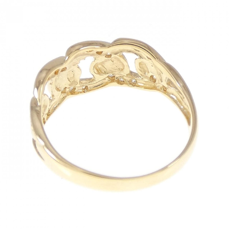 Nhẫn kim cương K18YG 0.09CT 672949