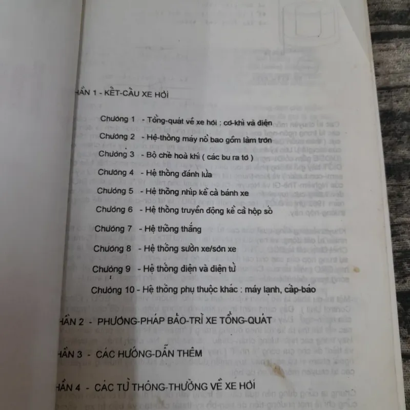 Kỹ thuật SỬA CHỮA & BẢO TRÌ XE HƠI. CB kỹ sư Nguyễn Cung Thông 779087