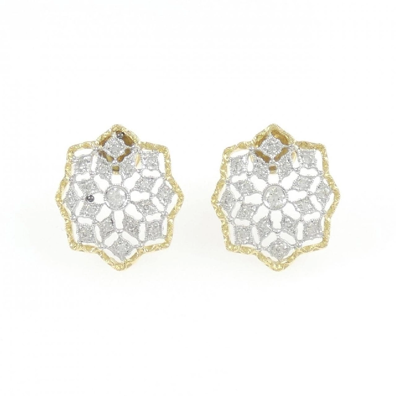 K18YG/K18WG Bông tai kim cương - Hàng hiệu Authentic 868721