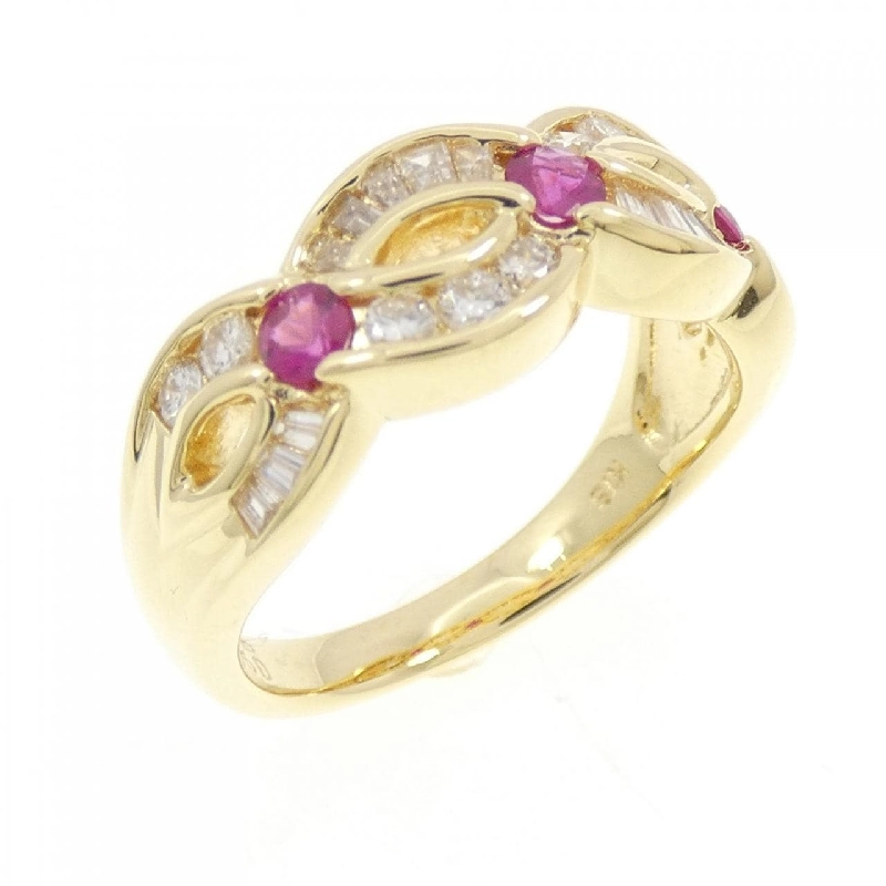 Nhẫn Ruby K18YG 0.26CT - Hàng hiệu Chính hãng 852088