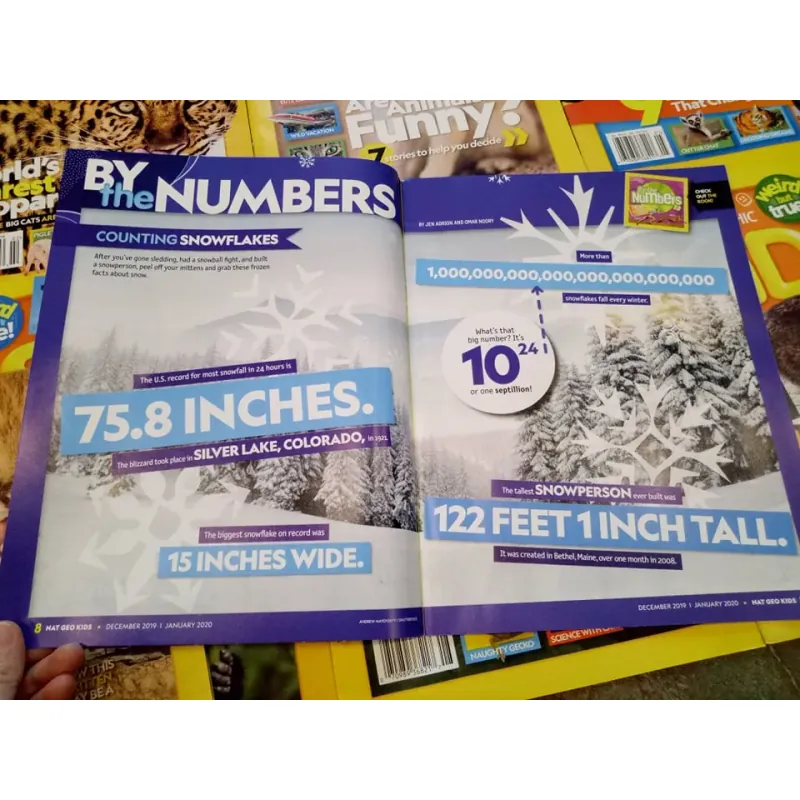 Combo 18 cuốn tạp chí khoa học tiếng Anh Nat Geo cho bé 732926