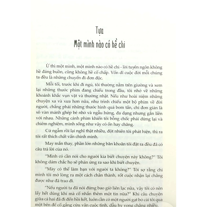 Một mình rồi cũng ổn thôi - Lưu Đồng 473629