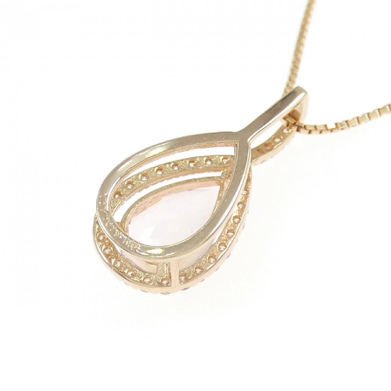 K18PG Morganite Necklace 1.07CT - Hàng hiệu Authentic 861023