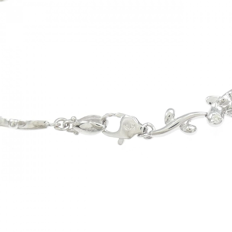 K18WG Vòng tay kim cương hình thuyền 0.08CT - Hàng hiệu Chính hãng 878968