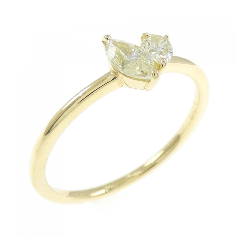 【Sản phẩm mới】Nhẫn kim cương K18YG 0.30CT 673703