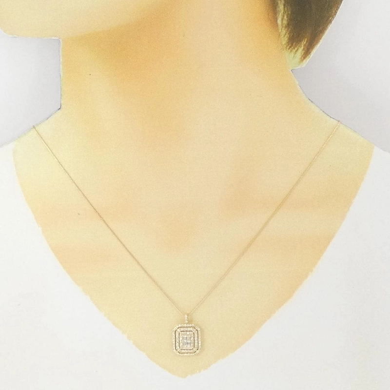 K18YG Dây chuyền kim cương 0.70CT - Hàng hiệu Chính hãng 865949