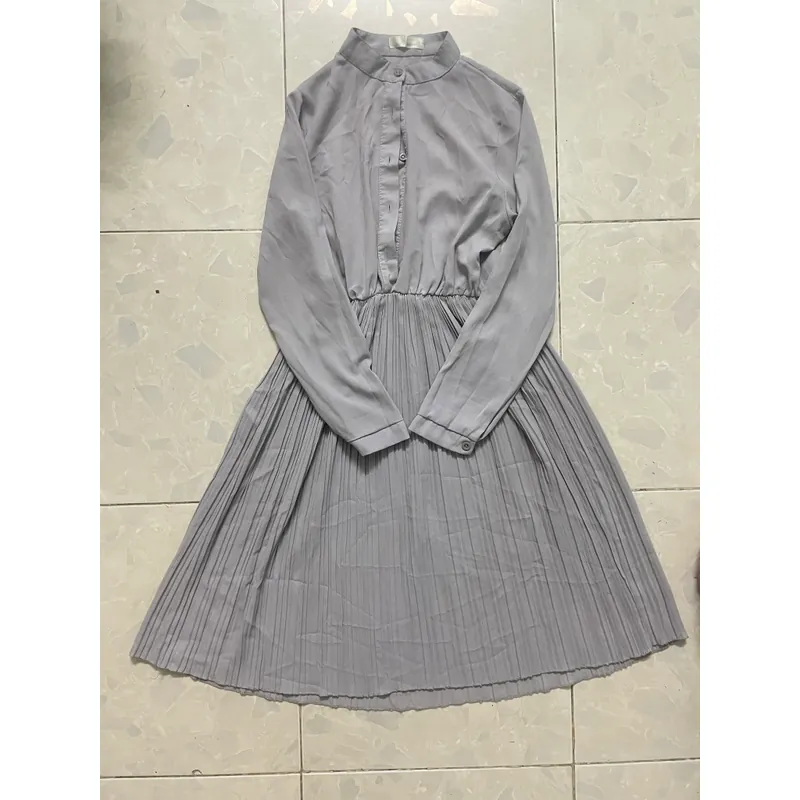 Đầm xoè tay dày cổ điển 603498