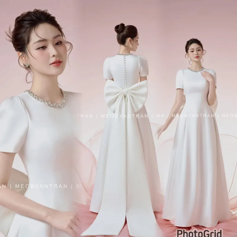 Váy cưới Meo store, size M, đơn giản, sang trọng  1010001