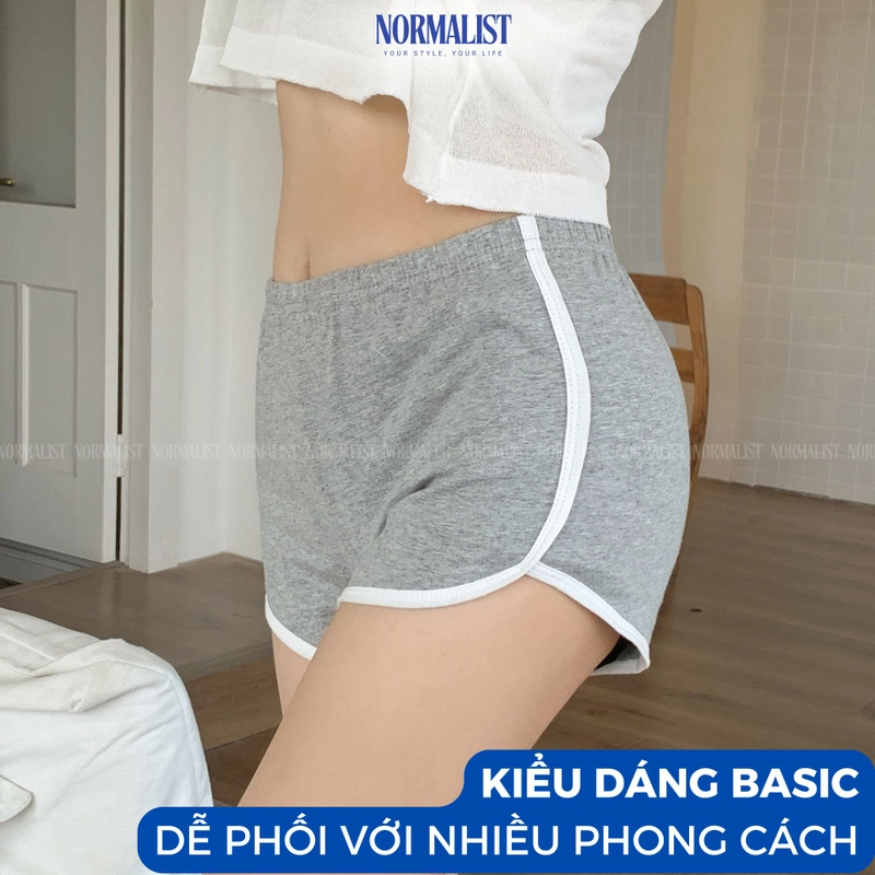 Quần thể thao nữ Normalist chất cotton mềm mại, co giãn lớn, thoải mái hoạt động - NM-12 313849