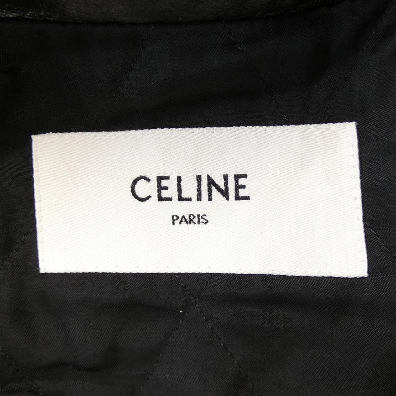 Celine CELINE Áo khoác da biker - Hàng hiệu Authentic 905092