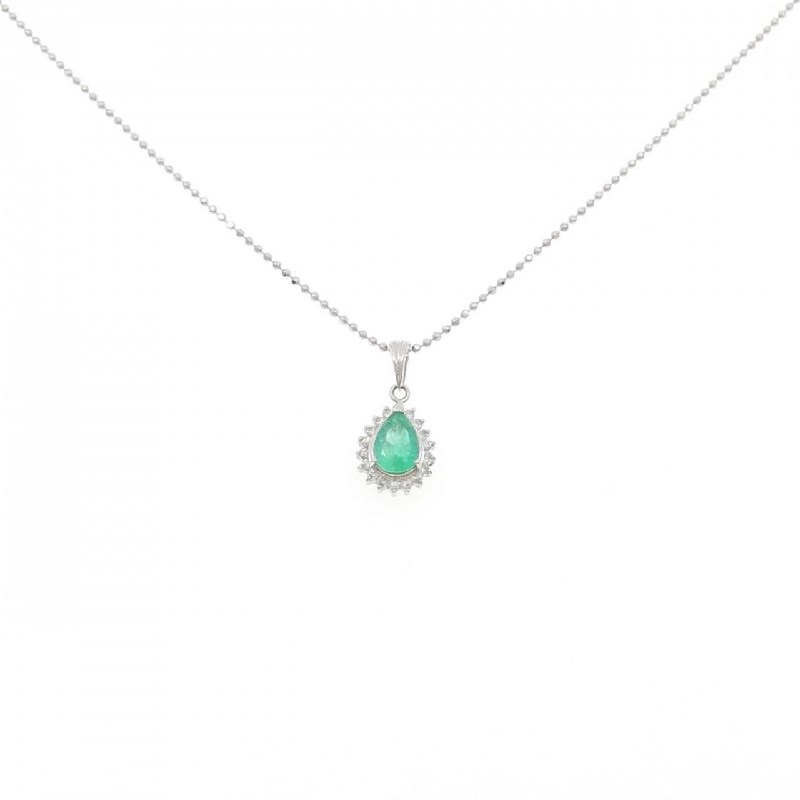 Dây chuyền ngọc lục bảo PT900/PT850 0.56CT - Hàng hiệu Authentic 859202