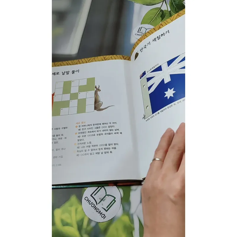 [Tặng nẹp góc] Truyện thiếu nhi Hàn Quốc: Moyamo Anu 28 -  모야모 아누와: 게으른 소년 코알라;. 캥거루의 털 732021