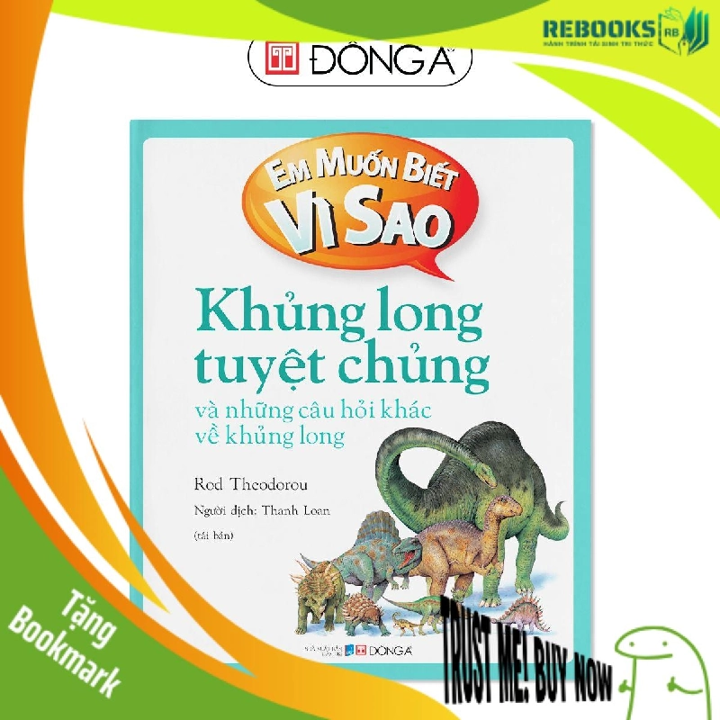 (TẶNG BOOKMARK) EMBVS - Khủng long tuyệt chủng - 50 Sách thiếu nhi 943828