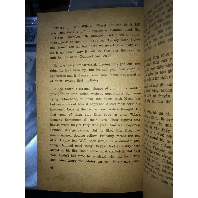 Hạnh phúc ngắn ngủi của Franxit Macombơ - Ernest Hemingway 786900