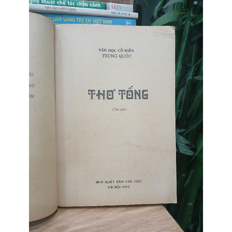 Thơ Tống - Văn Học Cổ Điển Trung Quốc - 1991 749324