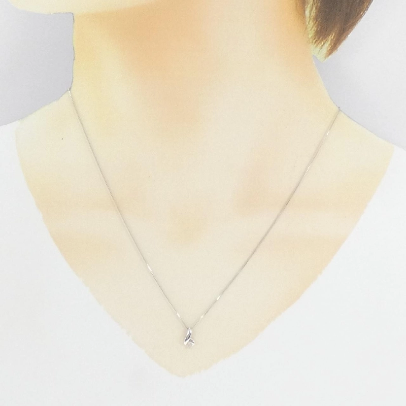 K18WG Dây chuyền kim cương 0.10CT - Hàng hiệu Chính hãng 862687