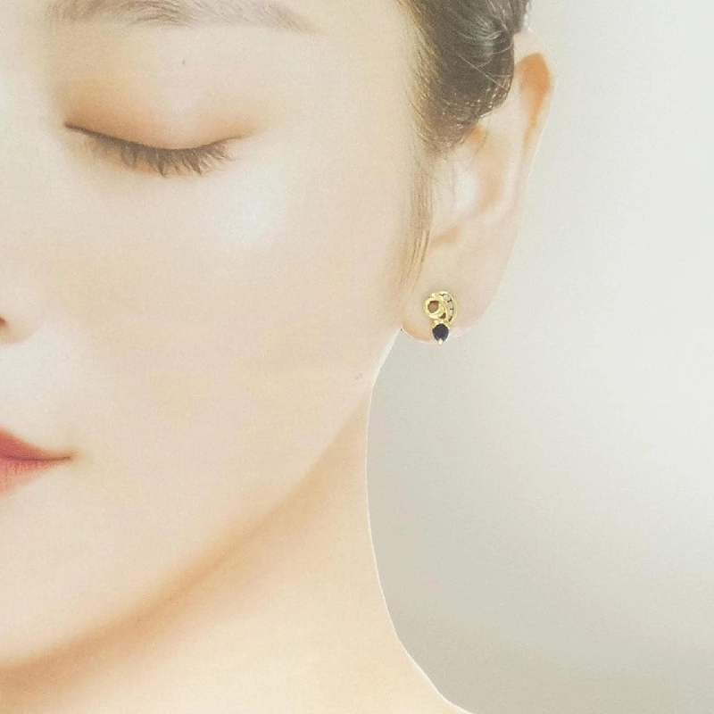 K18YG Sapphire Earrings - Hàng hiệu Authentic 868310