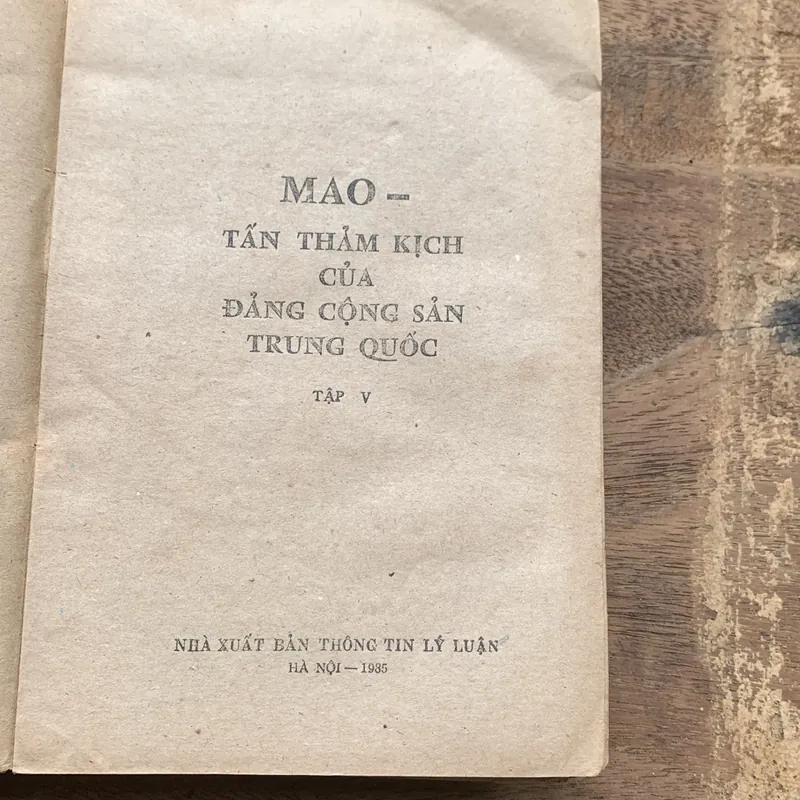 MAO - TẤN THẢM KỊCH CỦA ĐẢNG CỘNG SẢN TRUNG QUỐC TẬP 4-5 603947