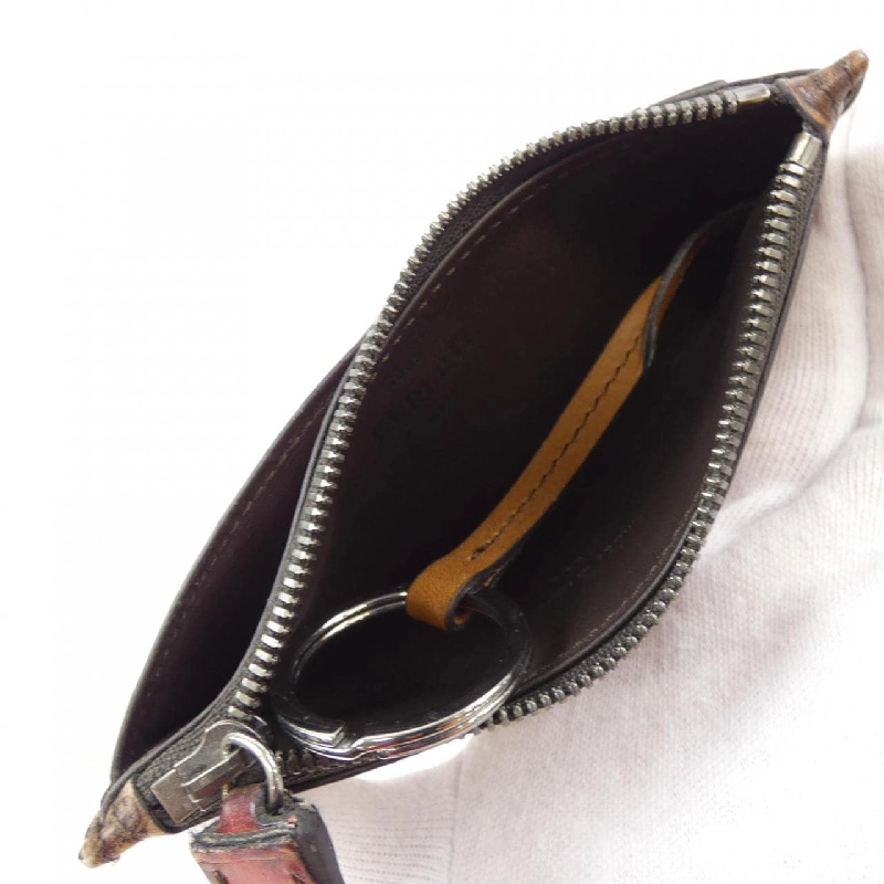 Berluti Core Maxi Scritt Leather Long Zip CARD CASE - Hàng hiệu Authentic 907414