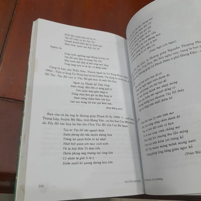 Nguyễn Vinh Phúc - HÀ NỘI, Phong tục, Văn chương 675585