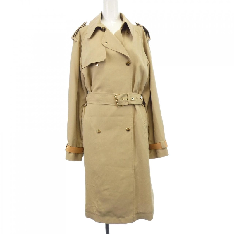 Áo khoác trench lụa pha Louis Vuitton FNCO01NA0 627970