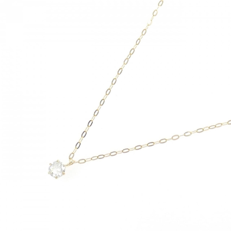 K18YG Solitaire Dây chuyền kim cương 0.17CT - Hàng hiệu Chính hãng 858703