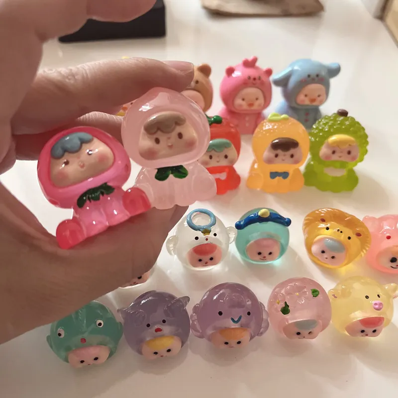 (2hand) Mới 99% Combo 21 charm MOI trang trí cute trưng bày 736865