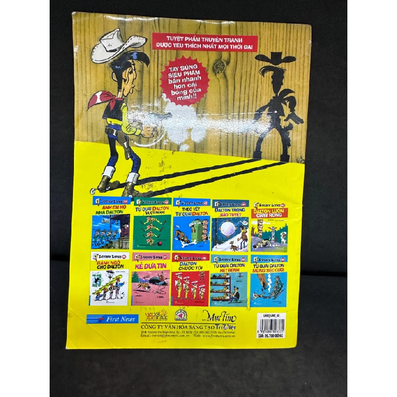 Lucky Luke, Tập 42, Tứ Quái Dalton Vượt Ngục, Mới 80% (Bìa Gấp, Trang Đầu Có Ghi Chữ), 2011 SBM2407 Oreka-Blogmeo 195549