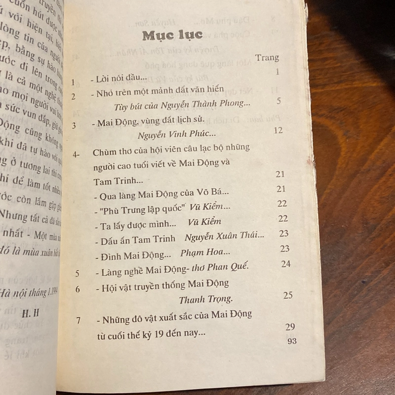 MAI ĐỘNG - XƯA VÀ NAY (XB 1994) 478579