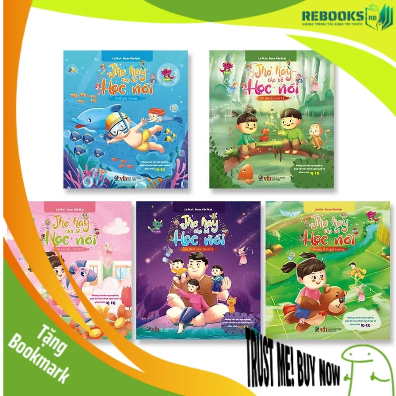 (TẶNG BOOKMARK) Thơ học cho bé học nói - Combo 5 cuốn - Sách Mẹ và bé 953282