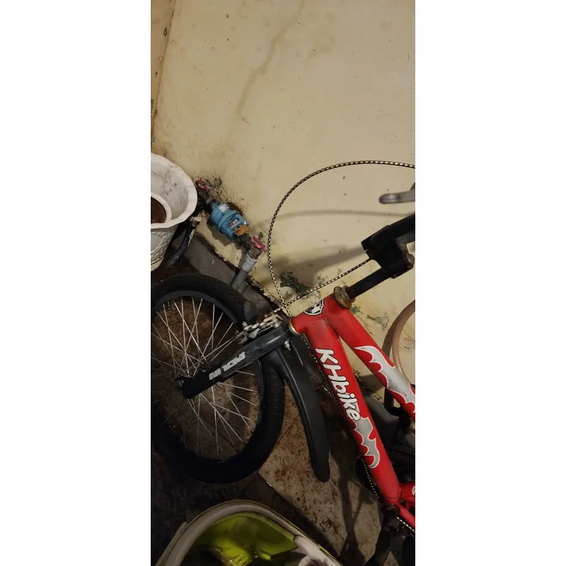 Xe đạp thể thao trẻ em Khách hãng màu đỏ đen phong cách thể thao 787798