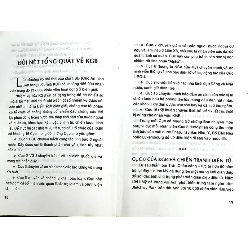 KGB NHỮNG ĐIỆP VỤ NỔI TIẾNG- Biên soạn  PHƯƠNG HẰNG HÀ 1063354