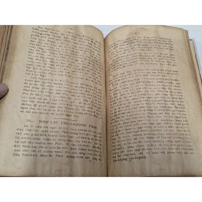 Diệu pháp liên hoa kinh -  ( trọn bộ 7 quyển + 1 quyển pháp hoa kinh cương yếu xuất bản 1948 đóng bìa xưa ) 545622