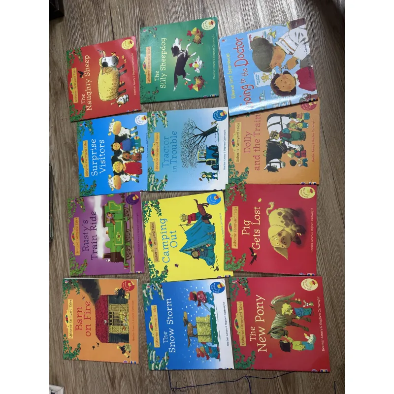 15 quyển truyện tranh màu tiếng Anh của Usborne cho bé tập đọc English 1031396