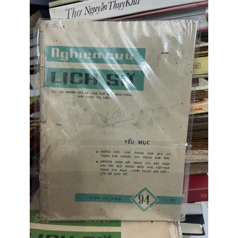 Tạp chí Nghiên cứu Lịch sử - Số 94 - Tháng 1/1967 703402