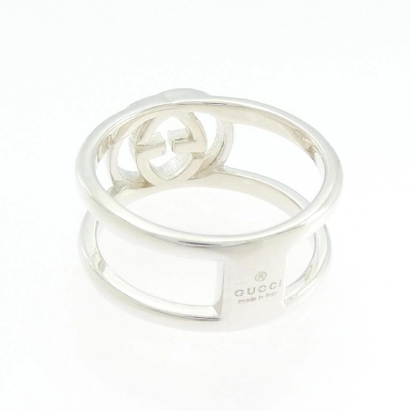 Nhẫn rộng đan chéo Gucci - Hàng hiệu Authentic 833938