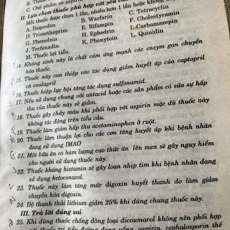 Trắc nghiệm dược lực học, 580 trang  795816
