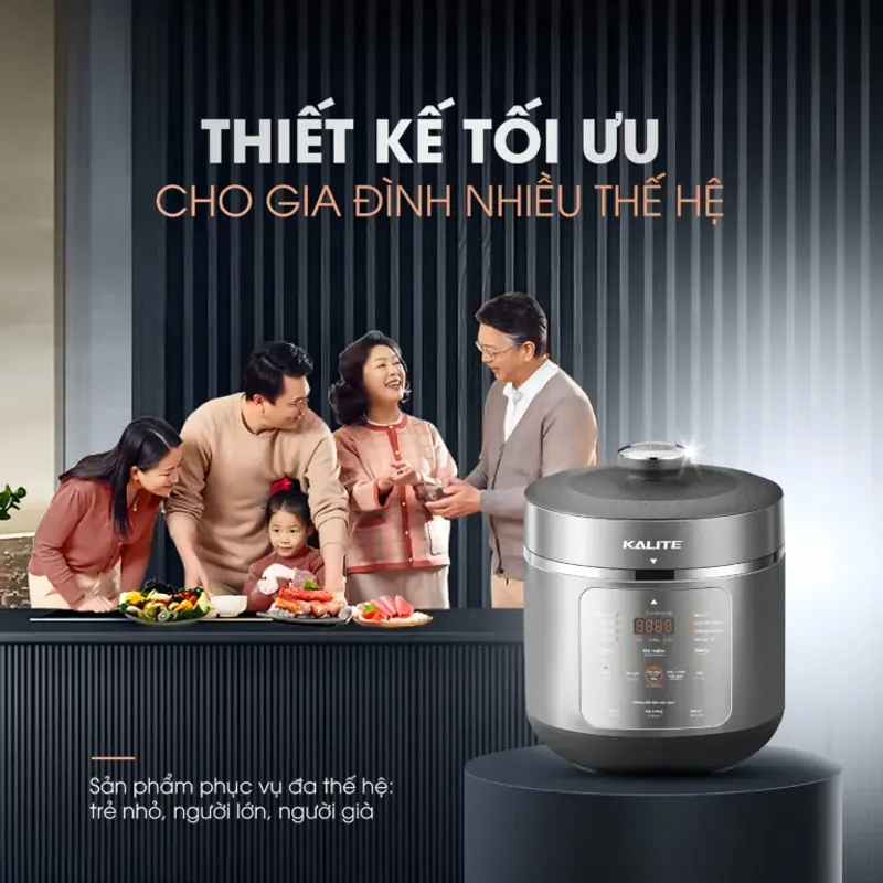 Nồi áp suất Kalite KPC5001 5L chĩnh hãng mới 100% 572333