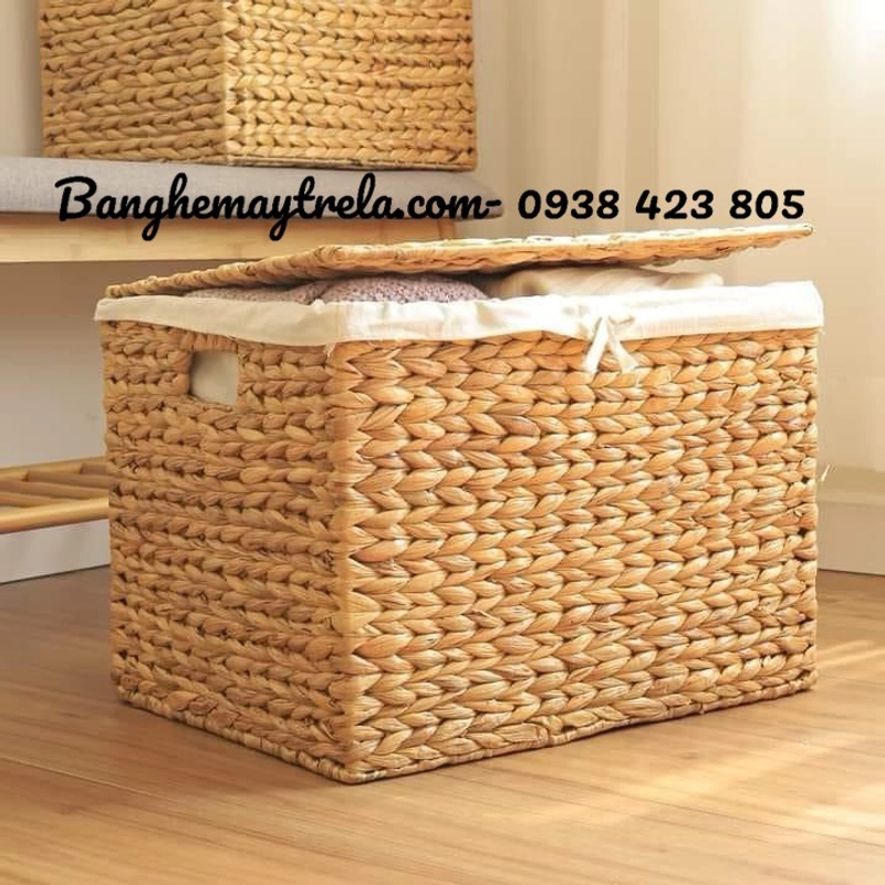 Rương mây tre đan để đồ hình chữ nhật 524254