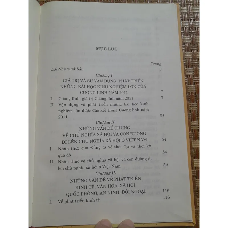 CƯƠNG LĨNH 2011 NHỮNG VẤN ĐỀ 778213